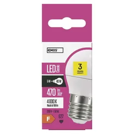 EMOS LED Lampe Mini Globe 5 W E27 470 lm neutralweiß