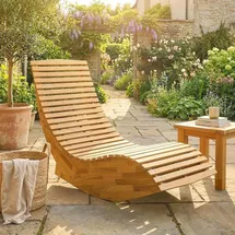 Outsunny Sonnenliege 156 x 60 x 77 cm Beige