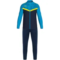Jako Iconic Polyesteranzug 914 marine/blau/neongelb L