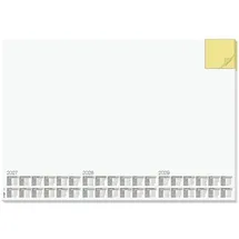Sigel Schreibtischunterlage Memo 2027/2028/2029 Weiß Papier 59.5 x 41,0 cm 30 Blatt