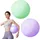 luxuskollektion Gymnastikball Lila/Mintgrün 25 cm