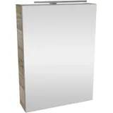 Fackelmann SBC 50 cm braun mit LED