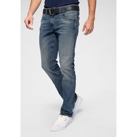 CAMP DAVID Straight-Jeans »NI:CO:R611«, mit markanten Steppnähten 38 Länge 32, blau , Länge 32