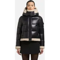 khujo Winterjacke "Nessie2", Damen, Gr. XXL (44), schwarz, Obermaterial: 100% Nylon. Innenfutter: 100% Polyester. Wattierung: 100% Polyester.