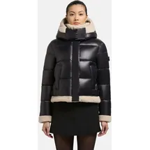 khujo Winterjacke "Nessie2", Damen, Gr. XXL (44), schwarz, Obermaterial: 100% Nylon. Innenfutter: 100% Polyester. Wattierung: 100% Polyester.