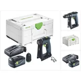 Festool CXS 18 Akku Bohrschrauber 18 V 40 Nm Brushless + 1x Akku 5,0 Ah + Ladegerät + Systainer