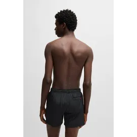 Hugo Badeshorts mit Label Patch Modell 'DOMINICA', Black, XL