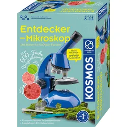 KOSMOS - Experimentierkästen -  Entdecker-Mikroskop - Das Starter-Set für Natur-Forscher