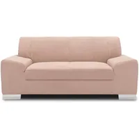 DOMO. collection Sofa Alisson, 2er Couch, 2-Sitzer, 2er Garnitur, Polstergarnitur 164 x 83 x 75 cm (BxTxH), in rosa