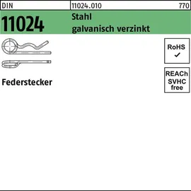 F. REYHER Nchfg. GmbH & Co. KG Federstecker DIN 11024 4/14,1-20 Stahl galv.verz. 100 Stück