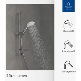 Villeroy & Boch Universal Showers Duschsystem mit Stange Chrom TVS10900400061