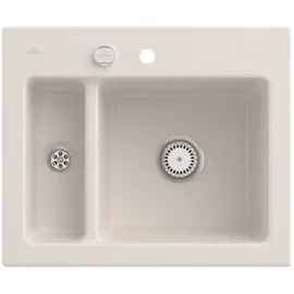 Villeroy & Boch Subway 60 XM rechts crema + Excenterbetätigung + Lochbohrungen