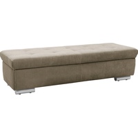 Domo Collection Hocker »Treviso XXL: B/T/H: 161/60/41 cm«, braun