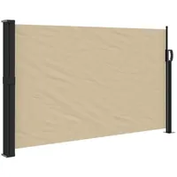 vidaXL Seitenmarkise Ausziehbar Beige 120x500 cm