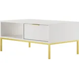 raumhirsch furniture Couchtisch Austin Gold Holzwerkstoff 60 x 45 x 100 cm