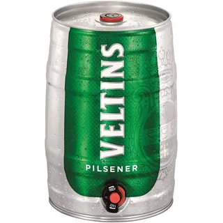 VELTINS Pilsener, Pfandfrei (1 x 5 l Partyfass)