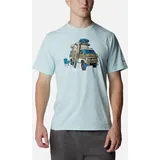 Columbia Columbia, Herren, Shirt, Sun Trek T-Shirt mit Print für Herren, Grün, (M)
