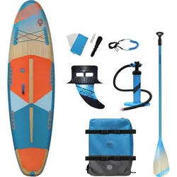 FIREFLY SUP-Board iSUP 300 COM, WOOD/ORANGEDARK/BLUE, ONE SIZE