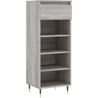 VidaXL Schuhschrank Grau Sonoma 40x36x105 cm Holzwerkstoff