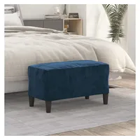 VidaXL Sitzbank Blau 70x35x41 cm Samt