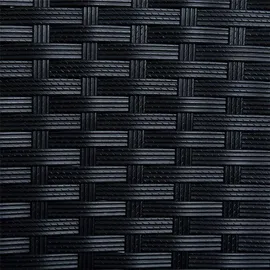 Estexo Polyrattan Gartensessel 55 x 44 x 59 cm schwarz 2 St.