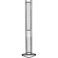 Atlantic Onyx Wire CD Tower – für 80 CDs in mattem schwarzem Stahl PN 1248