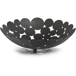 Obstschale, 1 tlg aus Metall, Ø 29 cm, 64358860-0 schwarz Ø 29 cm