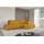 altdecor Ecksofa Cord 2-Sitzer Senfgelb