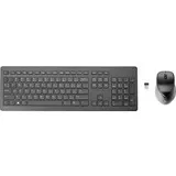 HP 950MK Kabellos, USB, Funk Tastatur und Maus Set Tastatur, Wiederaufladbar Deutsch, Q