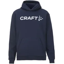 Craft Kapuzenpullover Community 2.0 Hoodie (hoher Tragekomfort) navyblau Herren