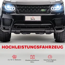 Homcom Elektroauto Kinder-SUV schwarz (1-tlg)