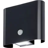 Fischer Leuchten Wandlampe Außenleuchte LED Wandleuchte Magnet Bewegungsmelder USB schwarz,