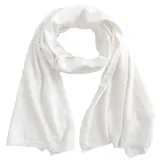 Mississhop 381 Feinstrick Kaschmir-Gemisch Beanie Mütze Slouch/XXL Schal/Handschuhe Creme Einheitsgroesse Schal