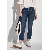 STREET ONE Jeans Jane 2-Knopf 49_59 7/8-Jeans im Casual Fit, Dark Blue Washed, 29W x 26L