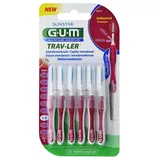 2x GUM TRAV-LER  Interdentalbürste 1,4mm pink - 2x 6 St. Interdentalbürsten