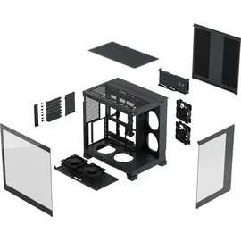 Fractal Design Pop 2 Vision Black ATX Gaming Gehäuse Schwarz