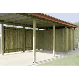 Weka Geräteraum für Carport Eifel 288 x 199 cm 600.0700.030.00
