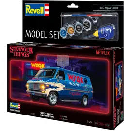 REVELL GMC WSQK Squawk Van Stranger Things 1:25