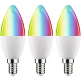 Paulmann SmartHome Zigbee LED Kerze E14 5W RGBW+, 3er-Pack (29152)
