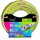 Bradas FITT NTS LIME 1/2" (12,5mm) 50m - Robuster und flexibler Gartenschlauch in gelber Farbe für eine intensive Nutzung, mit exklusiven Technologien