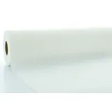 Sovie HORECA Airlaid Tischdeckenrolle Weiß, 120 cm x 40 m , 1 Stück Uni Basic Neutralfarben