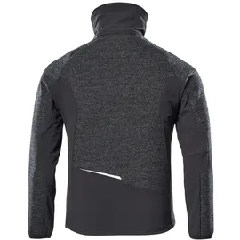 Mascot Jacke, Strick, mit Membran Strickjacke Größe L, Schwarz-meliert/Schwarz