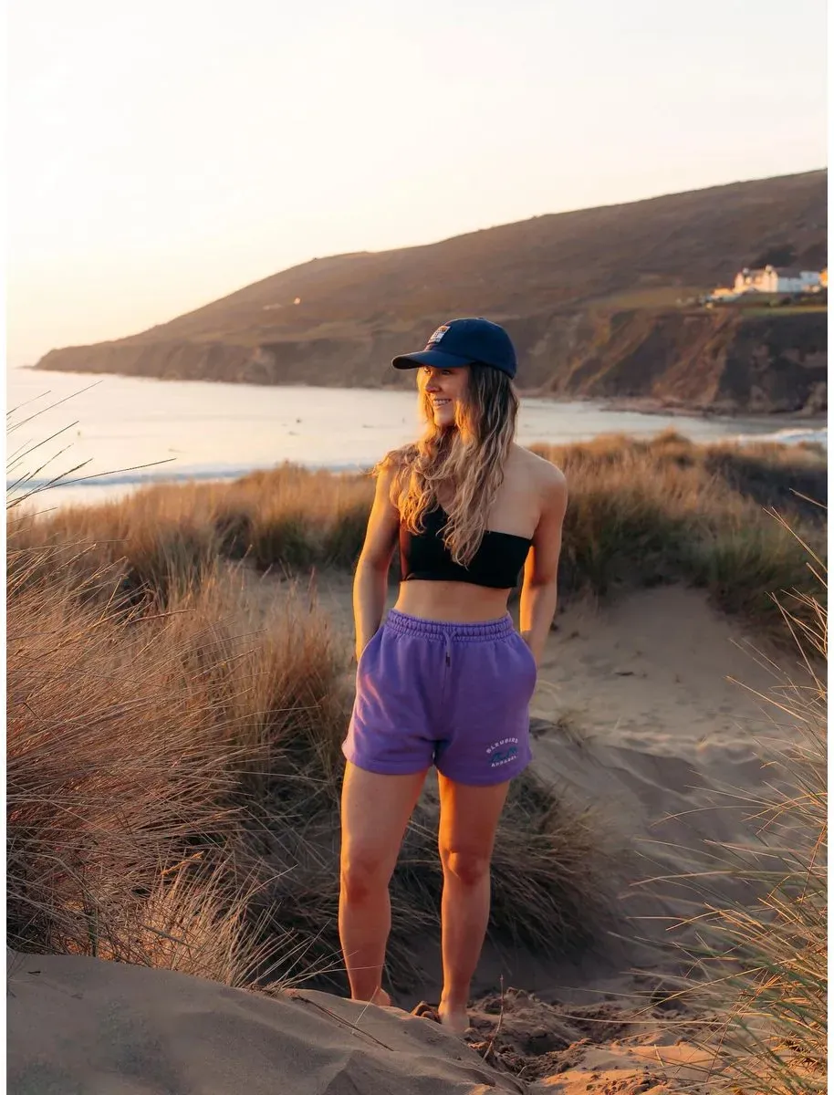 Bleubird Violet Horizon Womens Shorts violet XS
