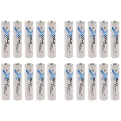 20x XCell Micro AAA Akku LSD Basic Ni-Mh 1,2V 800mAh low self discharge Akku