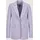Madeleine Blazer Langer Jersey-Blazer Lila 34