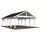Palmako Carport Robert 5,55 x 7,32 m weiß lackiert inkl. Pfostenanker