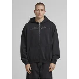 Karl Kani Autograph Heavy OS Zip Hoodie Herren Schwarz XS