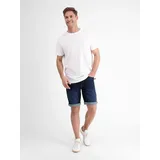 Lerros Herren Denim-Bermuda in Comfort-Stretch - Dark Blue - 33