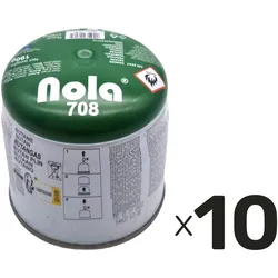 Campinggas, Butangas, 190 g, Gas Lock System, 10 Stück