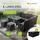 Juskys Manacor Lounge-Set schwarz/grau inkl. Abdeckung
